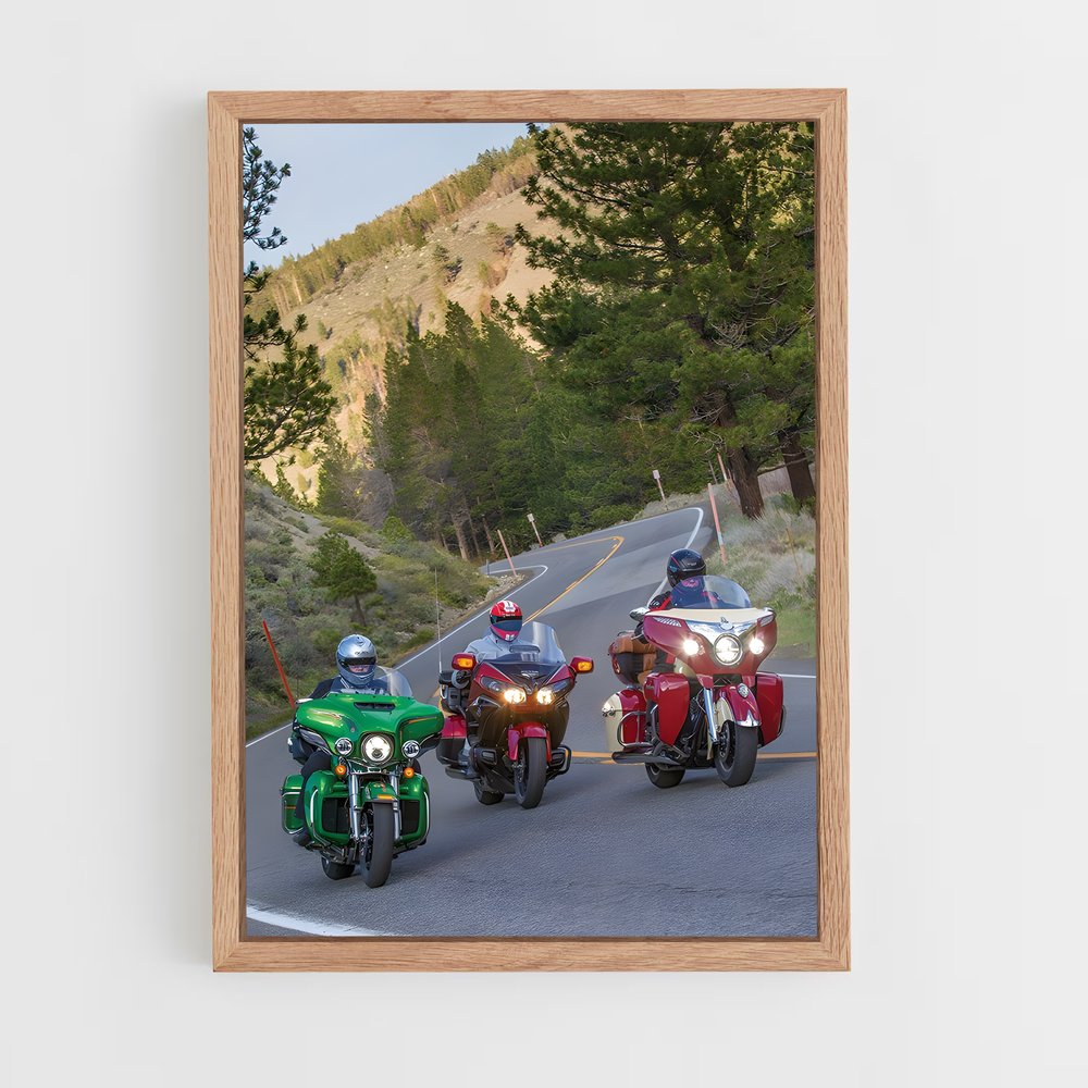 Poster Riders des Cimes – affiche Indian Motorcycle (vue 4)